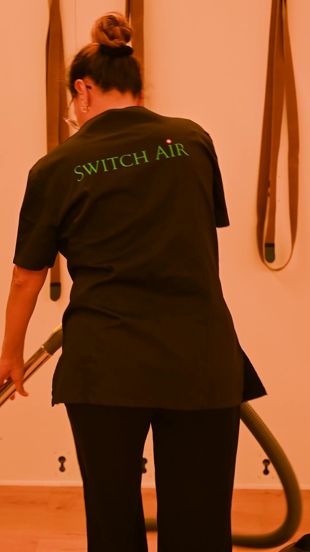 Nettoyage du parquet d'un studio de Pilates à Genève par Switch Air